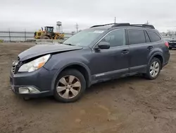 Salvage cars for sale at Chicago Heights, IL auction: 2010 Subaru Outback 2.5I Premium