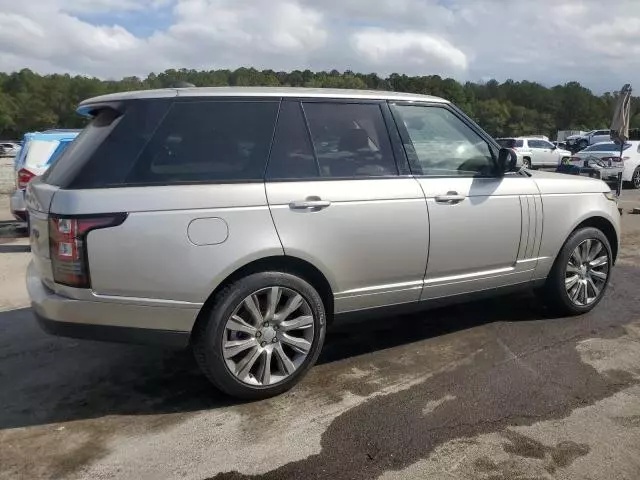 2017 Land Rover Range Rover HSE