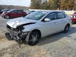 Salvage cars for sale at Concord, NC auction: 2018 Nissan Sentra S