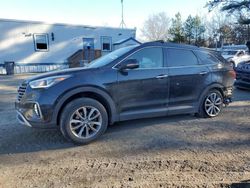 Salvage cars for sale at Lyman, ME auction: 2018 Hyundai Santa FE SE