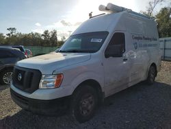 Salvage trucks for sale at Riverview, FL auction: 2015 Nissan NV 2500