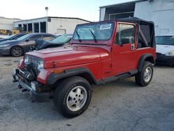 Salvage cars for sale at Riverview, FL auction: 1988 Jeep Wrangler Laredo