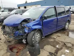 Carros salvage sin ofertas aún a la venta en subasta: 2019 Dodge Grand Caravan SE