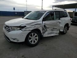 Toyota salvage cars for sale: 2013 Toyota Highlander Base