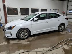 Salvage cars for sale from Copart Blaine, MN: 2020 Hyundai Elantra SEL