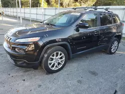 Salvage cars for sale at Savannah, GA auction: 2015 Jeep Cherokee Latitude