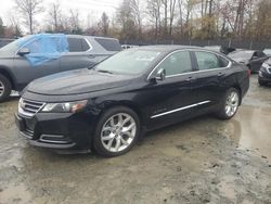 Chevrolet salvage cars for sale: 2017 Chevrolet Impala Premier