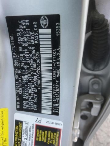 2012 Toyota Camry Base