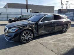 Salvage cars for sale at auction: 2020 Mercedes-Benz S 560