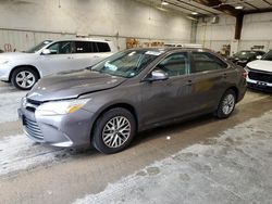 Salvage cars for sale at Milwaukee, WI auction: 2017 Toyota Camry LE