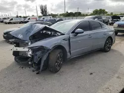 Salvage cars for sale at Miami, FL auction: 2024 Hyundai Sonata SEL