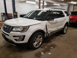 Salvage cars for sale from Copart Ham Lake, MN: 2016 Ford Explorer XLT