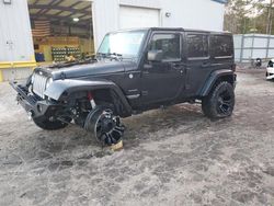 Salvage cars for sale at Austell, GA auction: 2016 Jeep Wrangler Unlimited Sahara