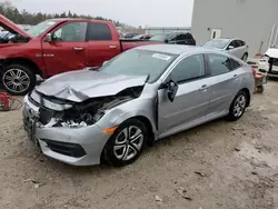 Salvage cars for sale at Franklin, WI auction: 2017 Honda Civic LX