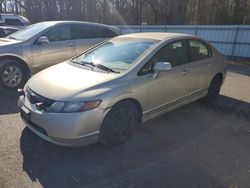 Honda salvage cars for sale: 2007 Honda Civic LX