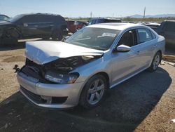 Volkswagen salvage cars for sale: 2012 Volkswagen Passat SE