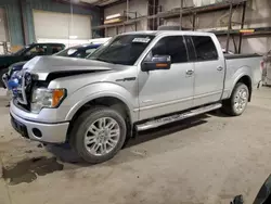 Salvage cars for sale at Eldridge, IA auction: 2012 Ford F150 Supercrew