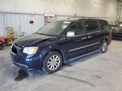 Salvage cars for sale at Milwaukee, WI auction: 2016 Chrysler Town & Country Limited Platinum