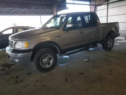 Ford salvage cars for sale: 2001 Ford F150 Supercrew