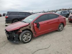 Salvage cars for sale at Indianapolis, IN auction: 2019 Hyundai Elantra SEL