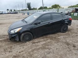 Salvage cars for sale at Miami, FL auction: 2016 Hyundai Accent SE