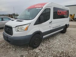 Salvage cars for sale at Kansas City, KS auction: 2015 Ford Transit T-350