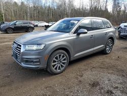 Salvage cars for sale at Cookstown, ON auction: 2018 Audi Q7 Prestige