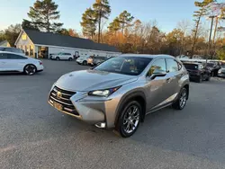 Salvage cars for sale at North Billerica, MA auction: 2017 Lexus NX 200T Base