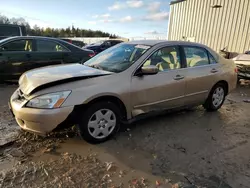 Salvage cars for sale at Franklin, WI auction: 2005 Honda Accord LX