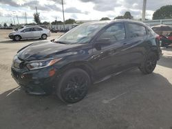 Salvage cars for sale at Miami, FL auction: 2021 Honda HR-V Sport