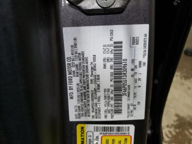 2013 Ford Fusion Titanium Phev