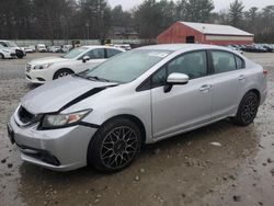 Salvage cars for sale from Copart Mendon, MA: 2015 Honda Civic LX