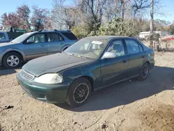 Salvage cars for sale from Copart Baltimore, MD: 2000 Honda Civic LX