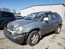 Salvage cars for sale at Spartanburg, SC auction: 2000 Lexus RX 300