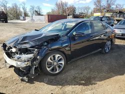 Salvage cars for sale at Baltimore, MD auction: 2018 Honda Clarity Touring