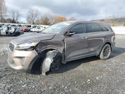 Salvage cars for sale at Grantville, PA auction: 2019 KIA Sorento L