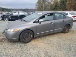 Salvage cars for sale at Concord, NC auction: 2007 Honda Civic LX