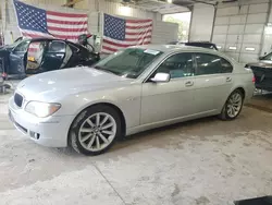 BMW 7 Series salvage cars for sale: 2008 BMW 750 LI