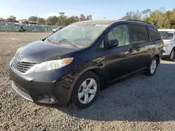 Salvage cars for sale from Copart Riverview, FL: 2016 Toyota Sienna LE