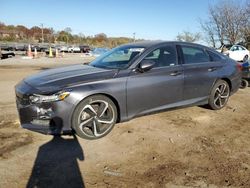 Salvage cars for sale at Baltimore, MD auction: 2018 Honda Accord Sport