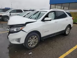 Salvage cars for sale at Woodhaven, MI auction: 2018 Chevrolet Equinox LT