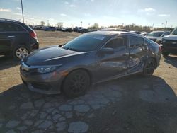 Vehiculos salvage en venta de Copart Indianapolis, IN: 2017 Honda Civic LX