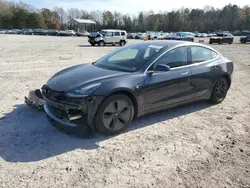 Salvage cars for sale at Charles City, VA auction: 2018 Tesla Model 3