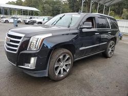 Salvage cars for sale at Savannah, GA auction: 2018 Cadillac Escalade Premium Luxury