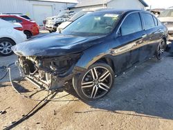 Salvage cars for sale at Pekin, IL auction: 2016 Honda Accord Sport