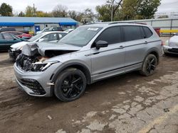 Salvage cars for sale at Wichita, KS auction: 2023 Volkswagen Tiguan SE R-LINE Black