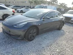 Salvage vehicles for parts for sale at auction: 2018 Tesla Model 3