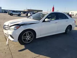 Salvage cars for sale at Grand Prairie, TX auction: 2015 Mercedes-Benz E 350