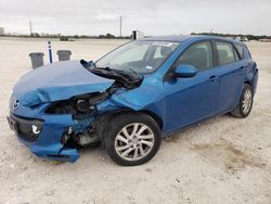 Salvage cars for sale at New Braunfels, TX auction: 2012 Mazda 3 I