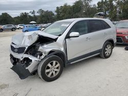 Salvage cars for sale at Ocala, FL auction: 2013 KIA Sorento LX